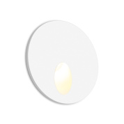 настенный светодиодный светильник круглой формы с центральным утопленным источником света