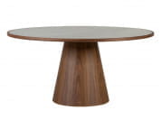 PRIME Круглый стол из орехового дерева и столешница из керамогранита Tonin Casa