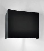 настенный светильник вверх вниз с плоским металлическим корпусом