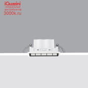 EJ96 Laser Blade XS iGuzzini Recessed Frame section 5 LEDs - integrated ON-OFF - Wall Washer Longitudinal Glare Control