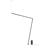 торшер с наклонной стойкой и прямым источником света