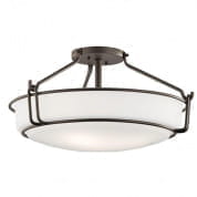 Alkire 4 Light Semi Flush Olde Bronze потолочный светильник 44086OZ Kichler