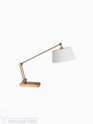 Torun Antique Brass Desk Lamp Heathfield настольная лампа TL-TORU-ABR-OME-EU