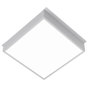 встраиваемый квадратный потолочный светильник для ячеечных потолков формата 200 на 200