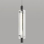 подвесной цилиндрический светильник с прозрачной колбой