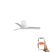 потолочный вентилятор белый без подсветки матовый