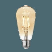 Vintage LED Edison Bulb Old Filament Lamp - 5W E27 Pear ST64 - Amber лампа Industville ST64-5W-A