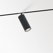 гибкий трековый подвесной светильник черного цвета для шинопровода