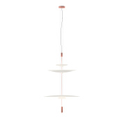 156067/1B Vibia Flamingo подвесной светильник с медными плафонами на тонких тросах