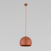 подвесной светильник с полусферическим металлическим плафоном