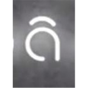 настенный светильник с подсветкой буквы а в нижнем регистре