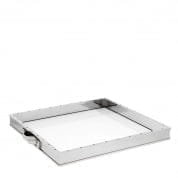 109295 Tray Trouvaille nickel finish 50x50cm лоток Eichholtz