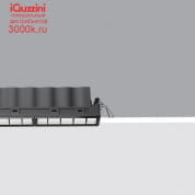 QJ80 Laser Blade XS iGuzzini Recessed Minimal section 10 LEDs - integrated DALI - Wall Washer Longitudinal Glare Control