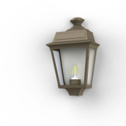 настенный светильник с фонарным плафоном песочного цвета