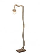 Rope Barn Wood Floor Lamp торшер FOS Lighting Jute-Rope-Rod-FL1