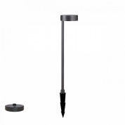 уличный светильник на столбике цвета антрацит