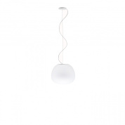 подвесной светильник с кольцевым металлическим каркасом и LED подсветкой