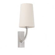 29680-20 REM MATT NICKEL WALL LAMP BEIGE LAMPSHADE настенный светильник Faro barcelona