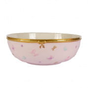 Butterfly pastel pink salad bowl чаша, Villari