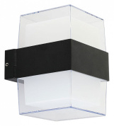 уличный настенный светильник с прозрачным корпусом