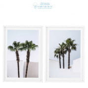 112194 Prints EC273 Minimal Palm Trees set of 2  Eichholtz