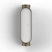 настенный светильник с овальным корпусом и песочным оттенком IP65