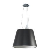 0782030A + 0772040A Artemide Tolomeo подвесная лампа с купольным металлическим абажуром на тросах