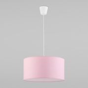 подвесной светильник с цилиндрическим текстильным абажуром