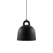 подвесной светильник колоколообразной формы черного цвета Ø350 мм