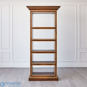 Full Library Bookcase-Brass Framed Global Views книжный шкаф