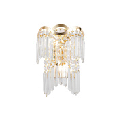 настенный светильник с вертикальными хрустальными подвесами