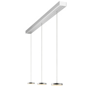 подвесной светильник с тройными цилиндрическими элементами