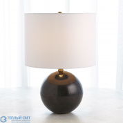 Marble Sphere Lamp-Black Global Views настольная лампа