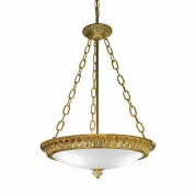 Kolarz MILADY 0298.33.15 подвесной светильник французское золото белый ø50cm высота 65cm мин. высота 85cm макс. высота 130cm 3 лампы e27