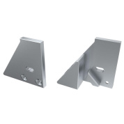 026738 Arlight Заглушка для ALM-GLASS-10 с опорой левая с отверстием