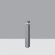 BG22 iWay square iGuzzini Bollard 90x90 mm H= 610mm  Led with electronic ballast and symmetrical