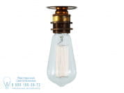 BANGUI SEMI - FLUSH BATTEN CEILING LIGHT Потолочный светильник прямого света ручной работы Mullan Lighting MLCF08ANTBRS