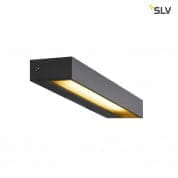 1002069 SLV PEMA® SQUARE LED светильник настенный IP54 7.7Вт c LED 3000К, 450лм, 110°, антрацит