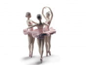 OUR BALLET POSE DANCERS Фарфоровый декоративный предмет Lladro 1009286