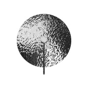 настенный светильник с зеркальным плафоном из хрома