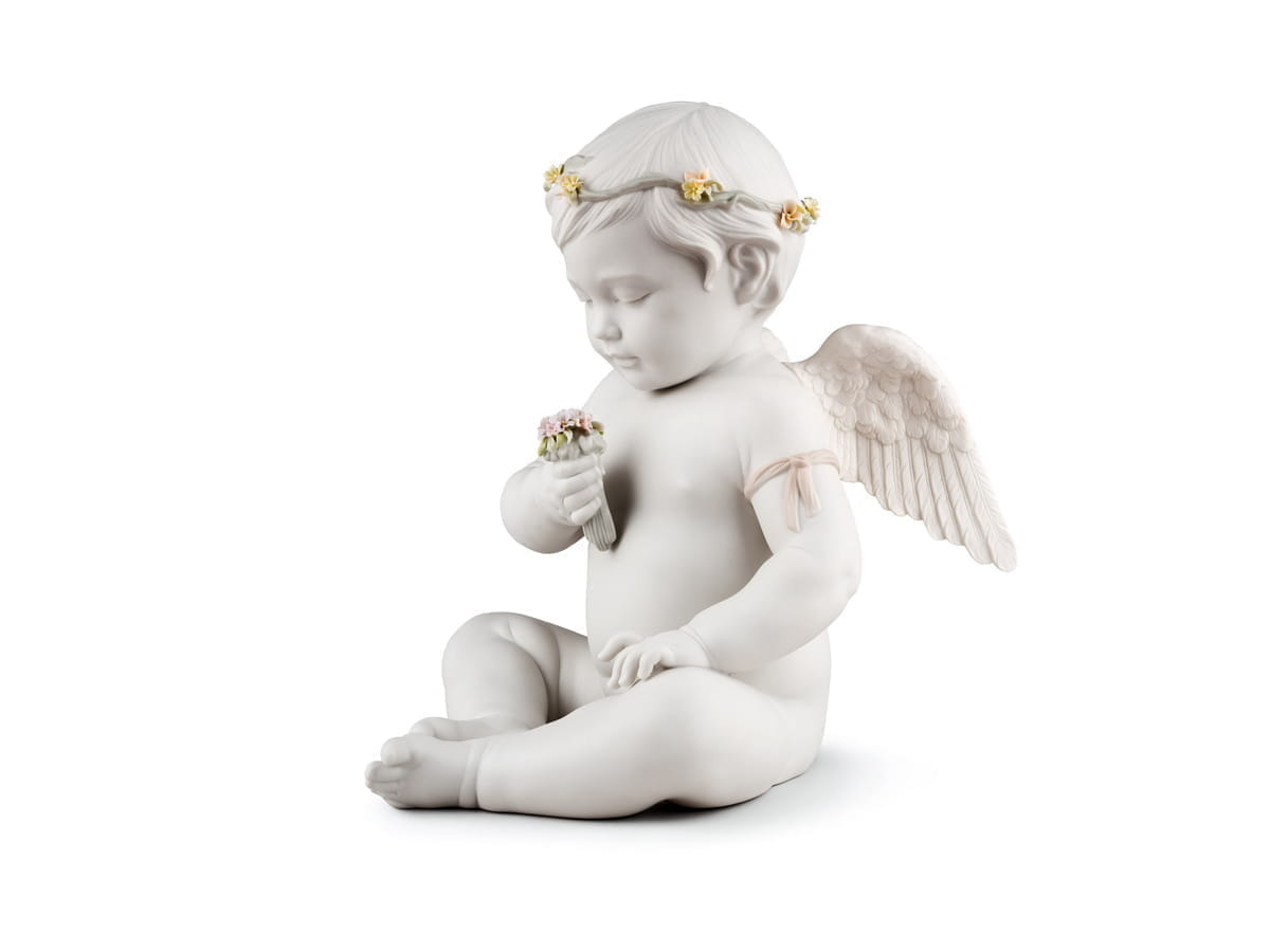 CELESTIAL ANGEL Фарфоровый декоративный предмет Lladro 1009532 – купить по  цене 0 руб. в Москве