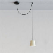 0231510A Artemide Giò Light подвесной светильник с асимметричным расположением плафона на длинном подвесе