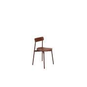 M0820102 FROMME Petite Friture Стул красно-коричневый
