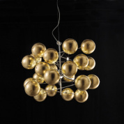 Metal Lux Atom SP 8L люстра с восемью плафонами золото 255.180.13