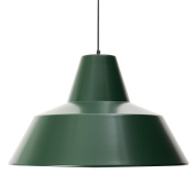 W5 019RG Vrkstedslampe Made By Hand Подвес с широким купольным плафоном зелёного оттенка