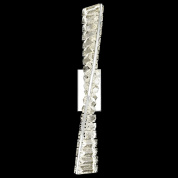 накладной настенный светильник с кристаллическим элементом в форме ленты