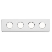 потолочный светильник вытянутой формы с четырьмя модулями