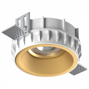 встраиваемый потолочный светильник белый круглый