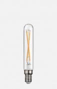 E14 LED Filament Tube Clear Globen Lighting источник света