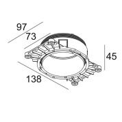 установочный комплект для потолочного светильника